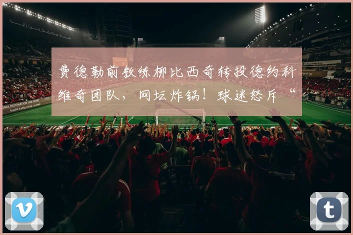 费德勒前教练柳比西奇转投德约科维奇团队，网坛炸锅！球迷怒斥“背叛”